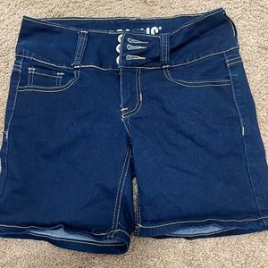 Dark blue jean Hydraulic Shorts